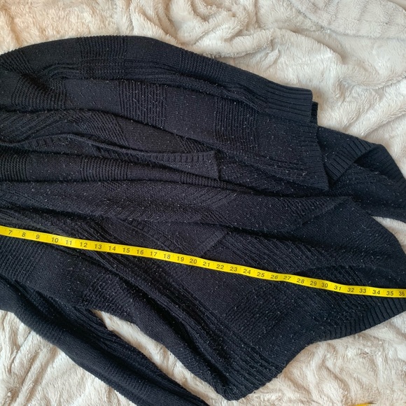 Open Front Cascade Cardigan Sweater - Picture 6 of 7